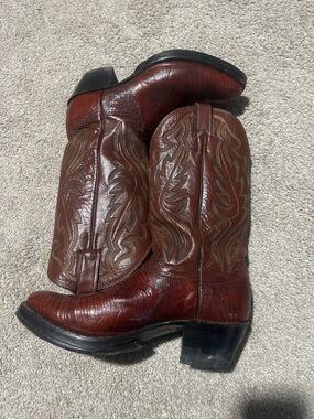 Men's Brown Leather Justin Boots